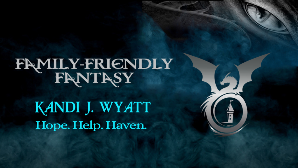 img="Kandi J Wyatt, author family-friendly fantasy that brings hope, help, and provides a haven"